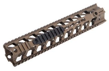 Image of Fortis Manufacturing Keymod Accessory Rail - 8 in Slot, Black KM-PIC1913-8 SLOT