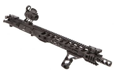 Image of Fortis Manufacturing Night Rail Free Float Rail System, 14 in -MLOK, Black NTR-14-MLOK