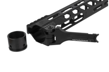 Image of Fortis Manufacturing Switch MOD 2 Free Float Rail System, M-LOK, AR-15, 9.8 inch, Black, Medium, SWITCH-AR15-9-ML