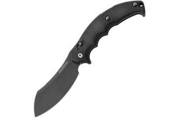 Image of Fox Anunnaki Lockback Folding Knife,4.5in,Standard Edge,Sheepsfoot,Black,G10 Handle FOX003