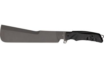 Image of Fox Golok Hitam, 8.875in, Cobalt Utility Blade, Black Forprene Handle FOX9CM03B