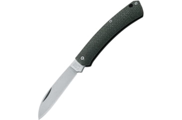 Image of Fox Nauta Slip Joint Grn Micarta Folding Knife, 3.25 satin finish 420C stainless blade, Green micarta handle, FX-230 MI G