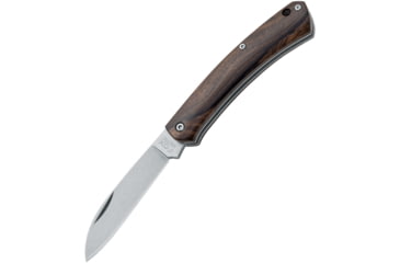 Image of Fox Nauta Slip Joint Ziricote Folding Knife, 3.25 satin finish 420C stainless blade, Ziricote wood handle, 01FX883