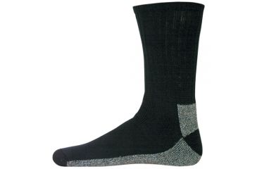 Image of Fox Outdoor Chukka Coolmax Boot Sock, Black, Large, CBS-BL L