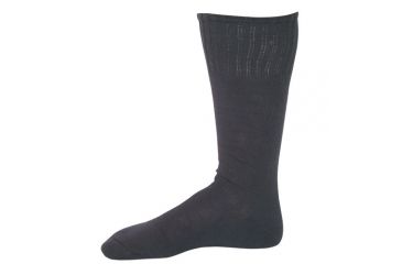 Image of Fox Outdoor Cushion Sole Sock, Black, Large, CS-BL BLACK L