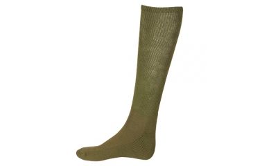 Image of Fox Outdoor Silver Enhanced Sock, Olive Drab, Large, TS-30 L
