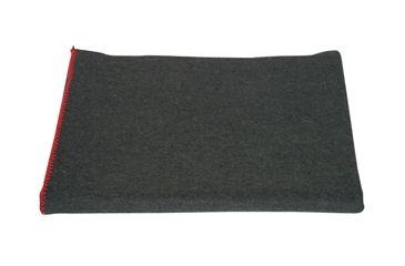 Image of Fox Outdoor Wool Camp Blanket, Dark Grey 099598818906