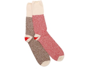 Image of Fox River Original Rockford Red Heel Lightweight Crew Crafting Sock - Mens, Brown Assorted, Large, 100303