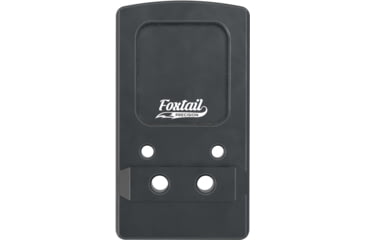 Image of Foxtail Precision Optics mounting adapter for non-MOS Glock, Burris FastFire, Vortex Venom, Docter, , replaces rear sight, Black, 100-015