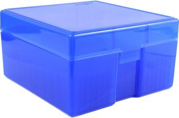 Image of Frankford Arsenal .243-.308 Caliber Ammo Box, #1009 - 100 Count, Blue, 562778