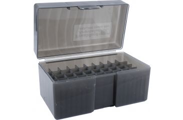 Image of Frankford Arsenal .243-.308 Caliber Ammo Box, #590 - 50 Count, Gray, 122804