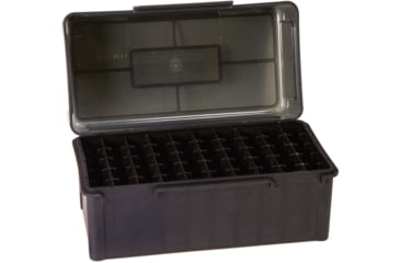 Image of Frankford Arsenal Reloading Tools Hinge-Top Ammo Box, #512, 22BR, 6.8 Rem SPC, 7.62x39 50 ct., 1083793