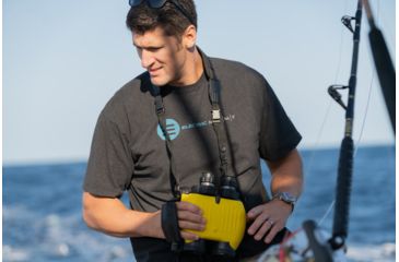 Image of Fraser Optics Fraser S250 Stabilized Binocular, Black Body, Yellow, 18002-200-4-1