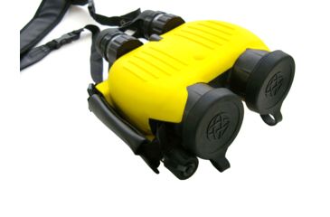 Image of Fraser Optics Fraser S250 Stabilized Binocular, Black Body, Yellow, 18002-200-4-1