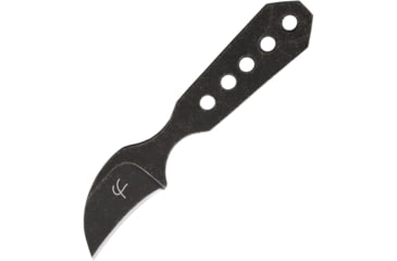 Image of Fred Perrin Le Fruit Knife, 1.63 black stonewash finish 440C stainless blade, One-piece construction, FP1904