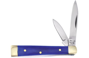 Image of Frost Baby Doc Folding Knife, Blue, Blue smooth bone handle, 14-974BLSB