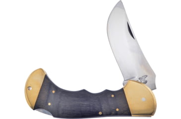 Image of Frost Commanche Bigfoot Lockback Folding Knife, Black pakkawood handle, KJ-5BPW