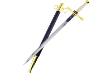 Image of Frost Fixed Blade Knife, 11.25in, Stainless Steel, Standard Edge, Mirror Polish, White, Handle FFC091