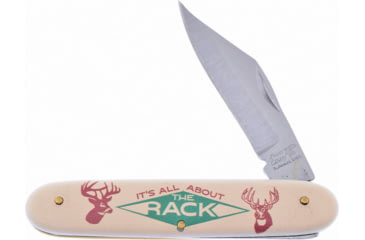 Image of Frost Folder Novelty Folding Knife, Ivory POM handle, N-228