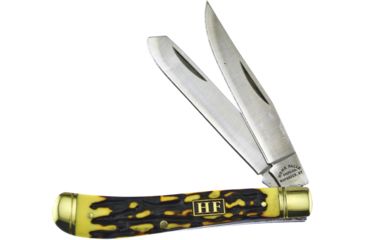 Image of Frost Honk Falls Trapper Im Stag Folding Knife,Clip and Spey,Imitation Stag Handle FHF508IS