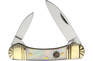 Image of Frost Little Canoe Ocoee River Folding Knife, Mother of pearl handle, OC-161MOP