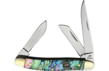 Image of Frost Mini Stockman Abalone Ocoee River Folding Knife, Abalone handle, OC-509AB