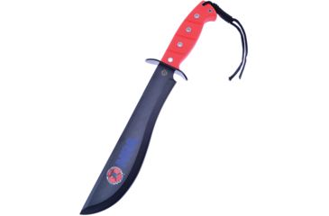 Image of Frost NRA Quicksilver Bowie Fixed Blade Knife, 10in, Stainless Steel, Standard Edge, Black FNRAQS580RD