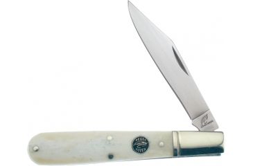 Image of Frost Ocoee River Barlow Folding Knife,Stainless Clip Blade, White Smooth Bone Handle FOC588WSB