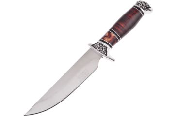Image of Frost Sharps Pakkawood Dagger Fixed Blade Knife, 6.5in, 3Cr13 Stainless Steel, Standard Edge, Satin, Resin and Pakkawood Handle FSHP2001