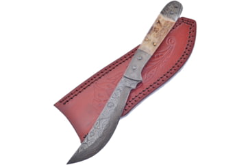 Image of Frost Skinner Damascus Knife, 4.5 Damascus steel blade, Stag bone handle, VFD-64DS