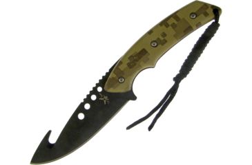 Image of Frost Tac Xtreme Fixed Blade Knife, 9in, 4in, Digital Camo, Wood Handle FTX017DGC
