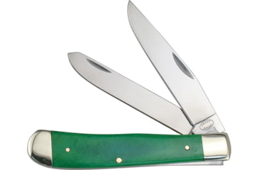 Image of Frost Trapper Folding Knife, Green smooth bone handle, 18-812GSB