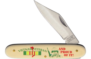 Image of Frost Vietnam Folder Novelty Folding Knife, Ivory POM handle, N-7G/Y