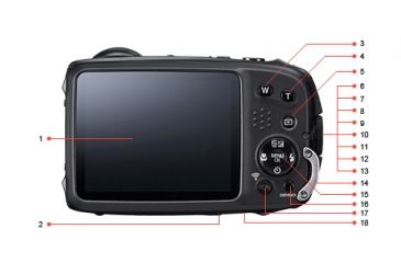 Image of Fujifilm FinePix XP90 Digital Camera, Blue FU-CD-XP90BL-16500076