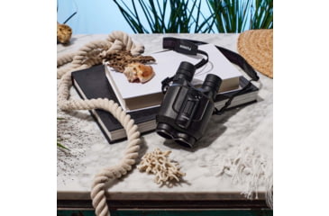 Image of Fujinon Techno-Stabi TS Compact 16x28mm Stabilized Roof Prism Binoculars, Black, 151mm x 120mm x 74mm, 600022987