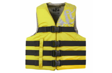 Image of Full Throttle Adult Dual-Sized Nylon Water Sports Vest, 32-40 Chest, Yellow, Small/Medium, 112200-300-030-19