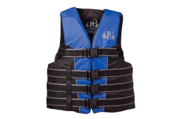 Image of Full Throttle Adult Dual-Sized Nylon Water Sports Vest, Blue/Black FUL11220050003014