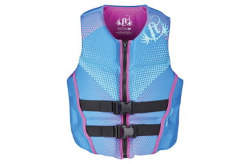 Image of Full Throttle Adult WomenS Rapid-Dry Flex-Back Vest, Blue, Large, 142500-500-840-19
