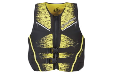 Image of Full Throttle MenS Hinged Rapid-Dry Flex-Back Vest - 2Xl, 48-52 Chest, Yellow, 2 x L 48in-52in Chest , 142500-300-060-19