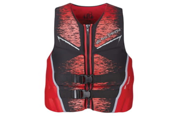 Image of Full Throttle MenS Hinged Rapid-Dry Flex-Back Vest - 3Xl, 52-56 Chest, Red, 142500-100-070-19