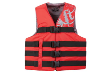 Image of Full Throttle Nylon Water Sports Vest - 4Xl/7Xl, Red, 112200-100-110-19