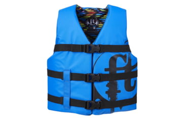 Image of Full Throttle Nylon Water Sports Vest - Youth, Blue, 112200-500-002-19
