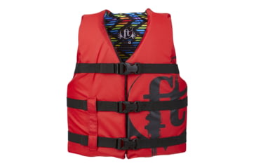 Image of Full Throttle Nylon Water Sports Vest - Youth, Red/Black, 112200-100-002-19