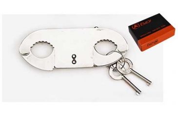 Image of Fury Double Lock Thumbcuff w/Pouch &amp; Keys FP15903