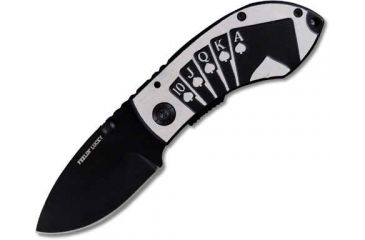 Image of Fury Feelin Lucky, Black &amp; Silver Card Relief Handle, Plain FP32220