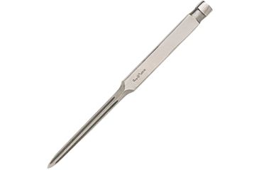 Image of Fury Three Angle Knife, Stainless Handle, Plain, w/Sheath FP60009