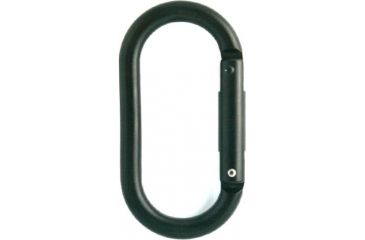 Image of Fusion Ovatti Steel Oval Carabiner, Black 106774
