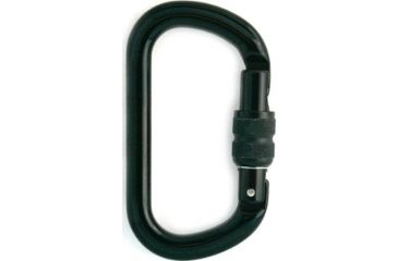 Image of Fusion Supreme Oval Aluminum Carabiner, Black 106762