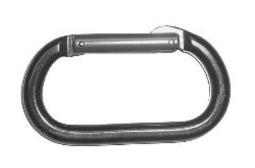 Image of Fusion Supreme Oval Aluminum Carabiner, Silver 101921