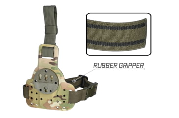 Image of G-Code Drop Leg Single Holster Mount w/ Cobra Buckle Leg Strap, Multicam Green, GCA76-CB-GNMC